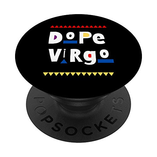 Dope Virgo Symbol Zodiac Astrology Sign Stars and Bling PopSockets PopGrip Swappable Grip for Phones  and  Tablets