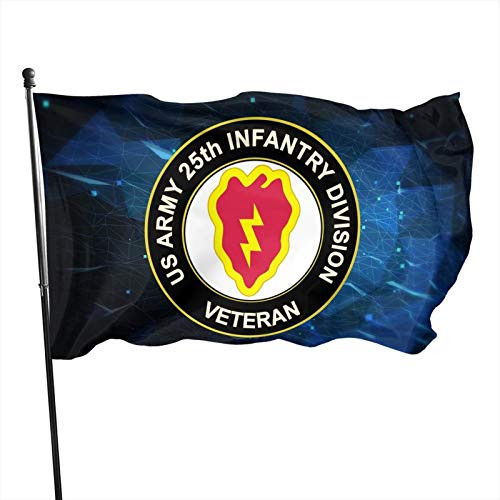 Ximengabc US Army Veteran 25th Infantry Division 3x5 Foot Flag Outdoor 100 Single-Layer Translucent Polyester 3x5 Ft Banner for Garden Home Ximengabc US Army Veteran 25th Infantry Division 3x5 Foot Flag Outdoor 100 Single-Layer Translucent Polyester 3x5 Ft Banner for Garden Home