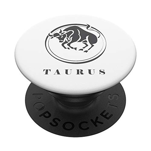 Taurus Zodiac Astrology Sign PopSockets Grip and Stand for Phones and Tablets