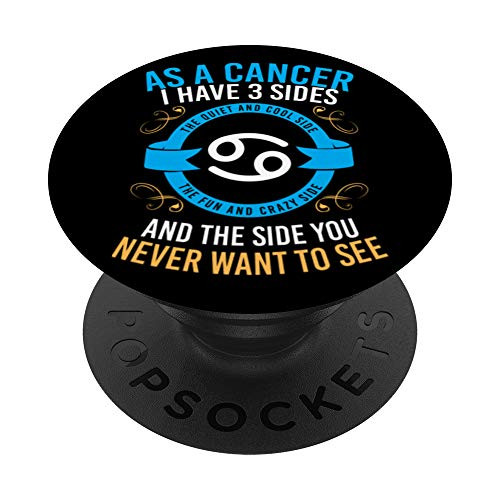 Funny Astrology Zodiac Sign Cancer PopSockets PopGrip Swappable Grip for Phones and Tablets Funny Astrology Zodiac Sign Cancer PopSockets PopGrip Swappable Grip for Phones and Tablets
