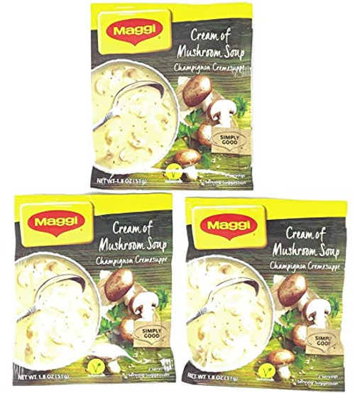 Maggi Cream of Mushroom Soup Champignon Cremesuppe Pack of 3