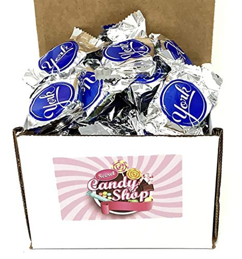 York Peppermint Patties Dark Chocolate Mint Candy Candy in Box 1Lb Individually Wrapped
 York Peppermint Patties Dark Chocolate Mint Candy Candy in Box 1Lb Individually Wrapped