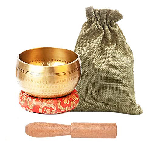 Tibetan Singing Bowls Set Meditation Bowl for Healing and Mindfulness Meditation Sound Bowl Handcrafted in Nepal