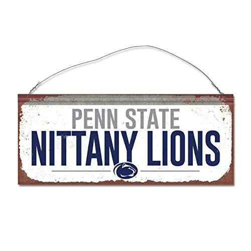 NCAA Legacy Penn State Nittany Lions Rectangle Tin Sign One Size Stock