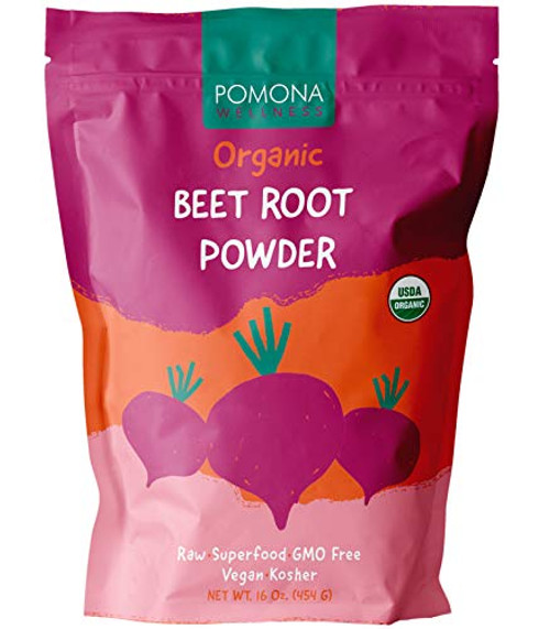 Pomona Wellness - Organic Super Beet Root Powder 1 lbs 16oz Raw and Non-GMO Nitric Oxide Booster Beet Pre-Workout Powder Natural Nitrates for Energy and Immune System Packaging May Vary Pomona Wellness - Organic Super Beet Root Powder 1 lbs 16oz Raw and Non-GMO Nitric Oxide Booster Beet Pre-Workout Powder Natural Nitrates for Energy and Immune System Packaging May Vary