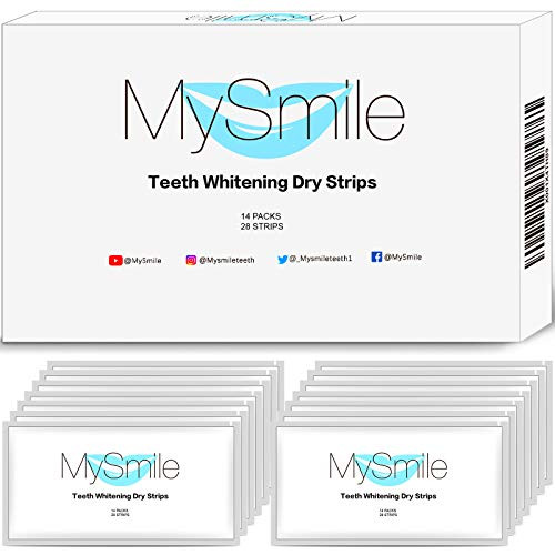 MySmile Teeth Whitening Strips 28 Non-Sensitive Teeth Whitening Kit for Teeth Whitener Whitening Strips for teeth whitening 14 Treatment for Tooth Whitening Remove Stains from Smoking CoffeeSoda MySmile Teeth Whitening Strips 28 Non-Sensitive Teeth Whitening Kit for Teeth Whitener Whitening Strips for teeth whitening 14 Treatment for Tooth Whitening Remove Stains from Smoking CoffeeSoda