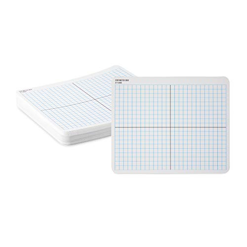 Dry Erase Boards with X-Y Axis Teaching Supplies 11 x 9 in 36 Pack
