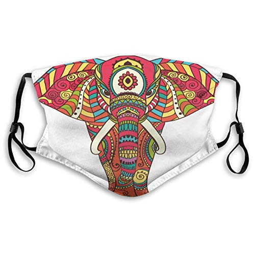 Fillter Face Cloth For anyoneMan and womanColorful red elephant?Cold Mouth Dustproof Double Protection Fillter Face Cloth For anyoneMan and womanColorful red elephant?Cold Mouth Dustproof Double Protection