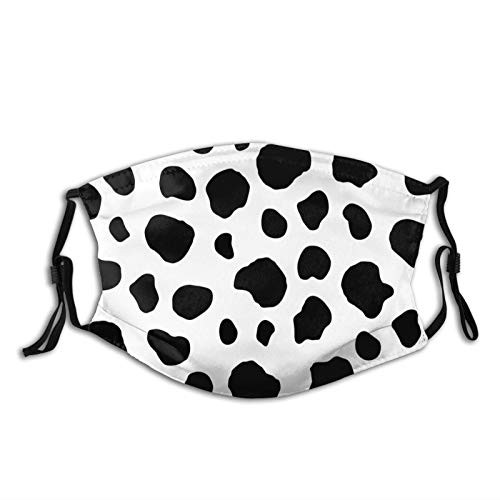 Fillter Face Cloth for Milk Cow Pattern Reusable Windproof Mouth Anti Dust Double Protection