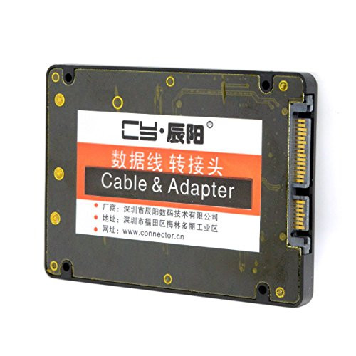 CY 2 in 1 Combo M.2 NGFF B-Key & mSATA SSD to SATA 3.0 Adapter Converter Case Enclosure