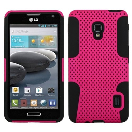 MyBat ASMYNA Astronaut Phone Protector Cover for LG Optimus F6 D500 - Retail Packaging - Hot Pink/Black MyBat ASMYNA Astronaut Phone Protector Cover for LG Optimus F6 D500 - Retail Packaging - Hot Pink/Black