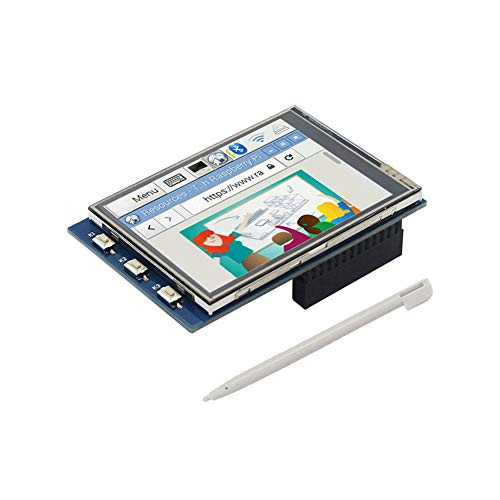 Treedix 2_8 inch TFT LCD Display SPI Interface TFT Resistance Touch Screen Color Screen with Touch Pan Compatible with Raspberry Pi 4B 3B