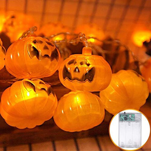 U and A Halloween Pumpkin Decoration Lights 10FT 20 LED Battery Operated Fairy Lights Halloween String Lights for Indoor Outdoor Party U and A Halloween Pumpkin Decoration Lights 10FT 20 LED Battery Operated Fairy Lights Halloween String Lights for Indoor Outdoor Party