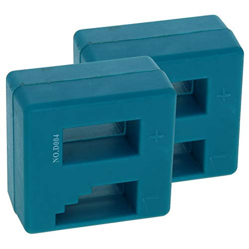Utoolmart Magnetizer Demagnetizer Fast for Screwdriver Bits Tips Screw Driver Magnetic Practical Pick Up Tool 2pcs