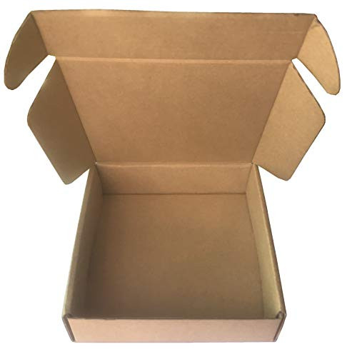 Small Cardboard Shipping Box Mailers 6 x 6 x 1_18 Inch Corrugated Packaging Storage Boxes 30 Pack