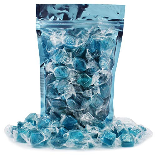 Ice Blue Mint Squares Candies Hard Candy Kosher Parve Individually Wrapped 160 Count 2 Pounds