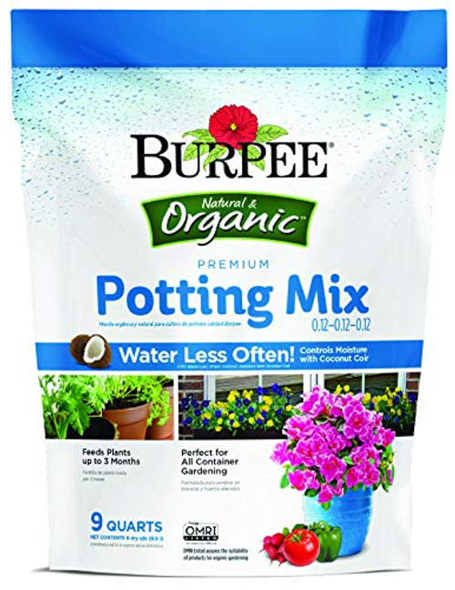 Burpee Premium Organic Potting Mix 9 Quart