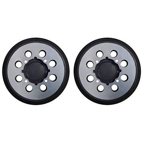 DOUEE 5 Hook and Loop Sanding Pad 5 Inch 8 Hole Replacement Sander Pad with Metal Backing for Dewalt Orbital Sander DWE6421 6423K Pack of 2