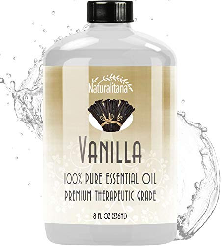 Best Vanilla Essential Oil 8oz Bulk Vanilla Oil Aromatherapy Vanilla Essential Oil for Diffuser Soap Bath Bombs Candles and More!_