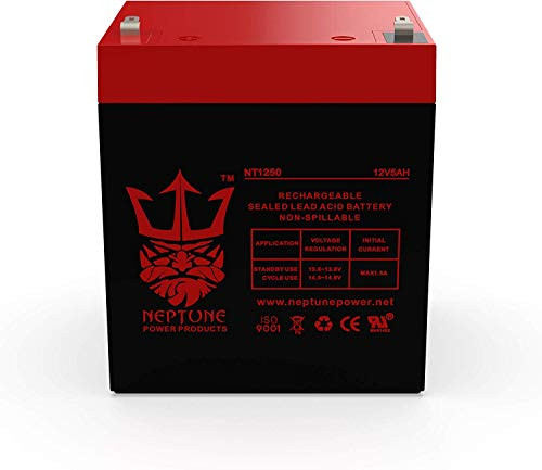 Neptune 12V 5Ah Battery SLA Replacement for WKA12-5F