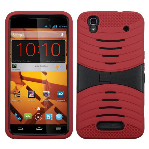 MyBat Asmyna Symbiosis Protector Cover with Horizontal Stand ZTE N9520 Max - Retail Packaging - Black/Red MyBat Asmyna Symbiosis Protector Cover with Horizontal Stand ZTE N9520 Max - Retail Packaging - Black/Red
