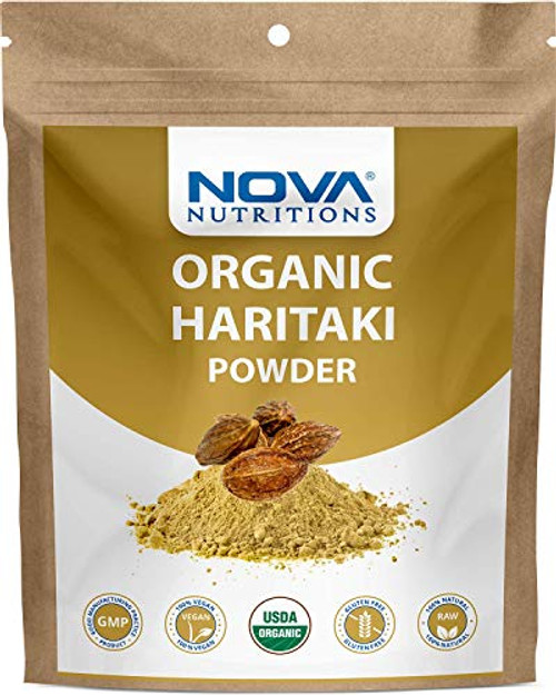 Nova Nutritions Certified Organic Haritaki Powder 16 OZ 454 gm Nova Nutritions Certified Organic Haritaki Powder 16 OZ 454 gm