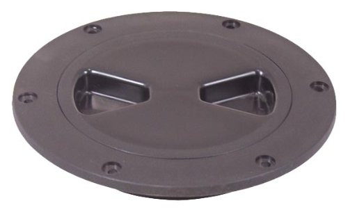 Tempress Products Inc 43035 Marine Screw-Out 4" Black Deck Plate