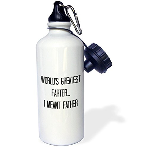 3dRose wb_184198_1 Worlds Greatest Farter...I Meant Father Sports Water Bottle, 21Oz, Multicolored 3dRose wb_184198_1 Worlds Greatest Farter...I Meant Father Sports Water Bottle, 21Oz, Multicolored