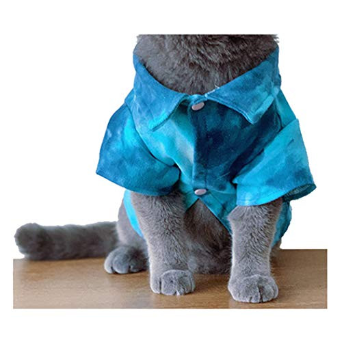 Pet Cat Puppy Shirt Cute Outfits Clothes for Dog Kittens Clothes T-Shirt Pet Shirts Puppy Clothes XXLChest23_2-26_8Body18_1