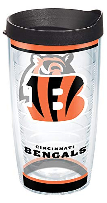 Tervis Tradition NFL Cincinnati Bengals Insulated Tumbler 16oz Clear - Tritan Tervis Tradition NFL Cincinnati Bengals Insulated Tumbler 16oz Clear - Tritan