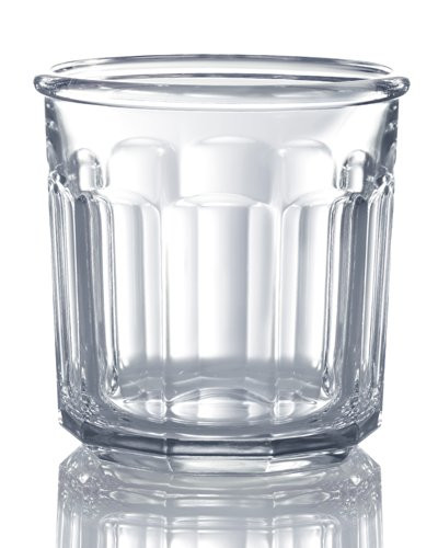 Arc International N0679 Luminarc 4 Piece Double Old Fashioned Working Glass Set, 14 oz, Clear