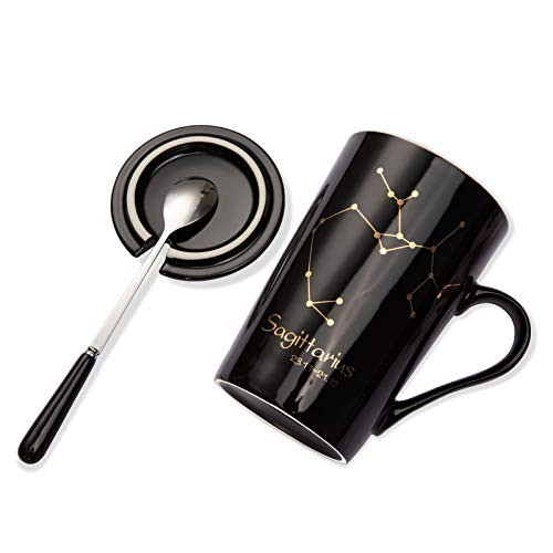 WOMEI Constellation Mug - 14oz Coffee Mugs Set -Constellation Sagittarius Cup for Gift Perfect For Christmas and Birthdays WOMEI Constellation Mug - 14oz Coffee Mugs Set -Constellation Sagittarius Cup for Gift Perfect For Christmas and Birthdays