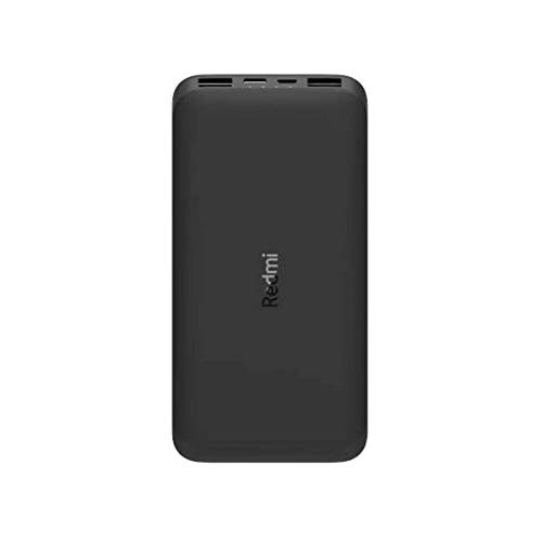 Xiaomi Redmi Power Bank 10000mAh 18W Fast Charge Dual USB-A Output Two Input Ports iPhone iPad Samsung Galaxy Android and Other Smart Devices