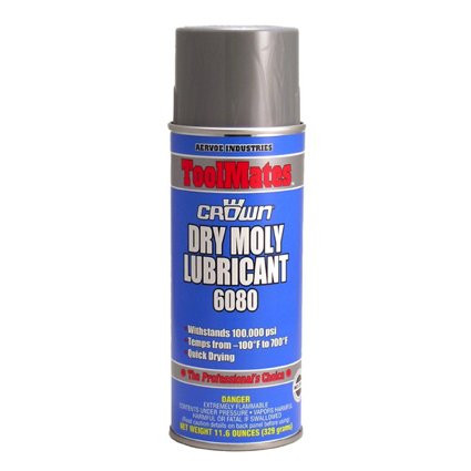 Crown 6080 Dry Moly Lubricant - 11.6 oz. Aerosol