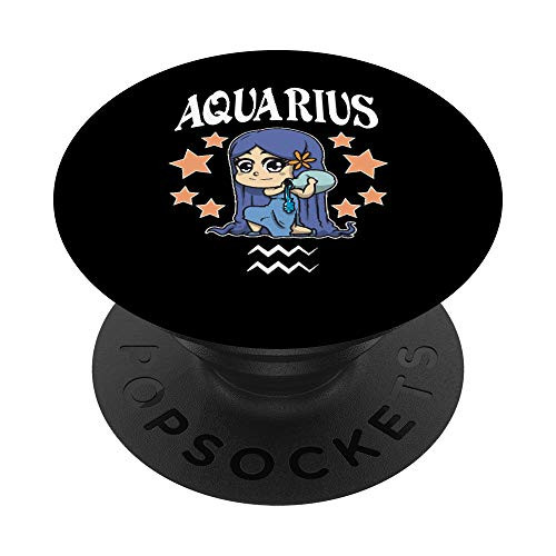 Aquarius Astrology Zodiac Sign Horoscope Gift Women Kids Men PopSockets PopGrip Swappable Grip for Phones  and  Tablets Aquarius Astrology Zodiac Sign Horoscope Gift Women Kids Men PopSockets PopGrip Swappable Grip for Phones  and  Tablets