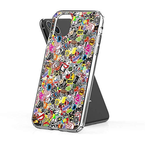 JDM Sticker Bomb Case Cover Compatible for iPhone iPhone 11 Pro Max