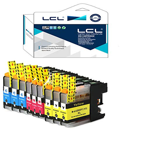 LCL Compatible Ink Cartridge Replacement for Brother LC203XL LC201XL LC201 LC203 LC203C LC203M LC203Y LC201C LC201M LC201Y LC2033PKS LC2013PKS High Yield MFC-J4320DW 9-Pack 3Cyan 3Magenta Yellow LCL Compatible Ink Cartridge Replacement for Brother LC203XL LC201XL LC201 LC203 LC203C LC203M LC203Y LC201C LC201M LC201Y LC2033PKS LC2013PKS High Yield MFC-J4320DW 9-Pack 3Cyan 3Magenta Yellow