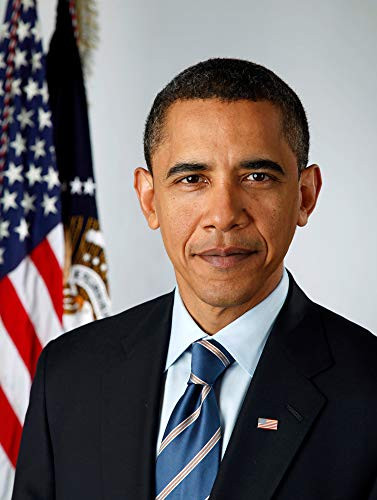 Official Portrait of President Barack Obama Photograph - Historical Artwork from 2009 - 11 x 14 - Semi-Gloss