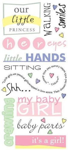 Ek Success Sticko Phrase Cafe Stickers, It's A Girl