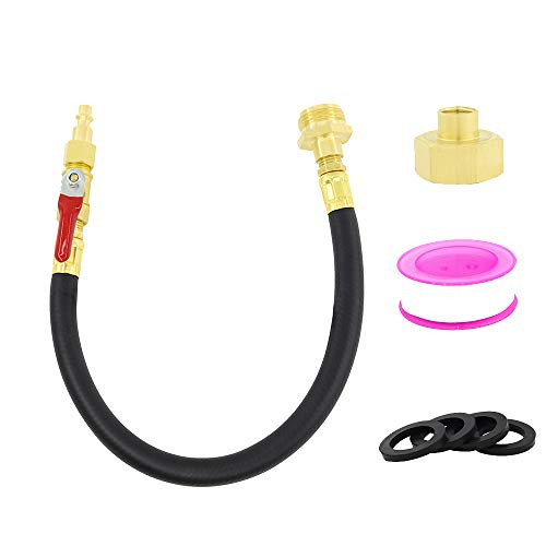 RV Winterizing kit and Sprinkler Blowout Adapter with shut off valve Air compressor Quick-Connect plug Water Blow Out Fitting Adapter for Winterize Sprinkler Systems Winterizing RV CamperBoatMotorhome