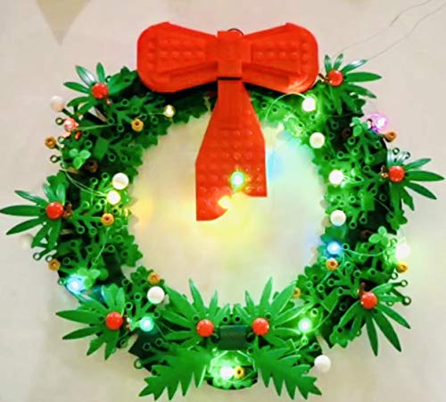 brickled LED Lighting Kit for Lego 40426 Christmas Wreath 2-in-1 Lego Set not Included