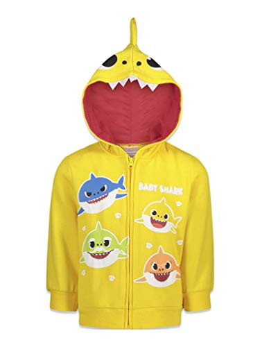 Pinkfong Baby Shark Boys Costume Hoodie 18 Months Yellow