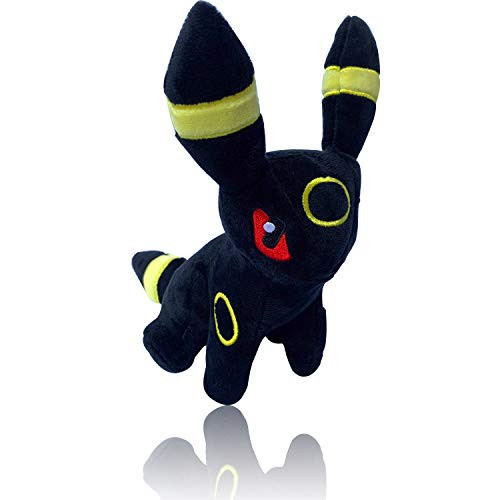 Moldival 20cm Eevee Evolutions Plush Set of 9 Eevee Umbreon Sylveon Vaporeon Jolteon Leafeon Espeon Flareon Glaceon Evolution Plush Toy Stuffed Animals Collection Umbreon