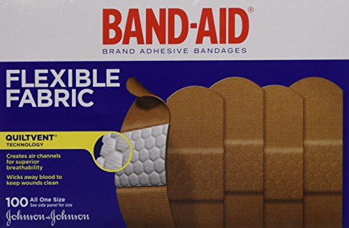 Band-Aid Johnson and Johnson Flexible Fabric Boxes, 100 Count(Pack of 2) Band-Aid Johnson and Johnson Flexible Fabric Boxes, 100 Count(Pack of 2)