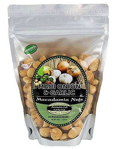 Macadamia Nuts Maui Onion  and  Garlic Ahualoa Farms 8oz_