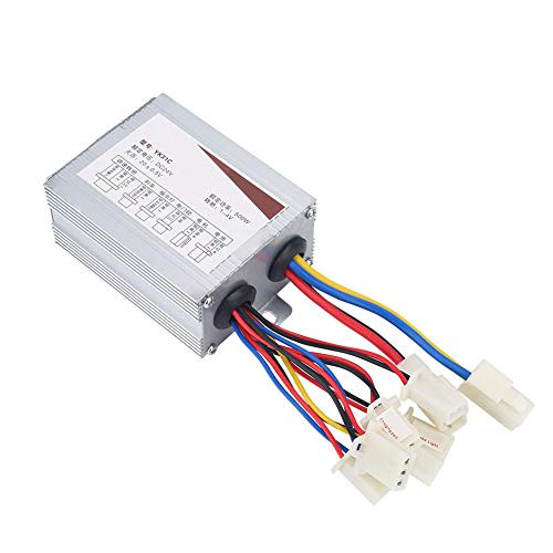 Yosoo Health Gear Brushed Controller 24V 500W DC Motor Speed Brush Controller for Electrical Scooter E-Bike Bicycle Tricycle