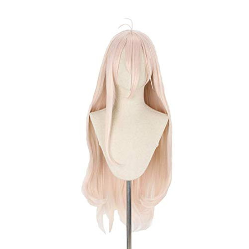 ANOGOL Wig CapPink Cosplay Wig Long Straight Synthetic Wig Hair for Anime