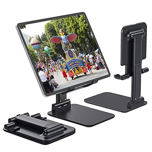 Foldable  and  Adjustable Tablet StandExtendable Compact Desktop Tablet Stand Holder Cradle Dock Compatible with Phones iPad Samsung Galaxy Tabs KindleNintendo Switch13 Max