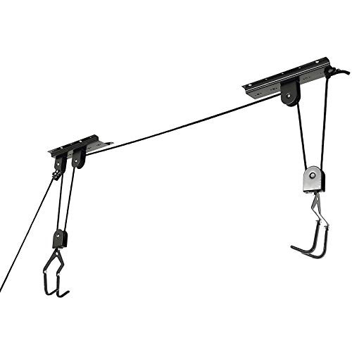Bike Ceiling Mount Lift Bike Hoist Pulley Hanger for Garage Bicycle Storage Rack for Ladder Caneo Hoist 1 Pack Bike Ceiling Mount Lift Bike Hoist Pulley Hanger for Garage Bicycle Storage Rack for Ladder Caneo Hoist 1 Pack