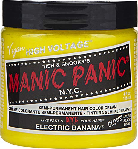 Manic Panic Semi-Permanent Color Cream, Electric Banana(4 fl oz)